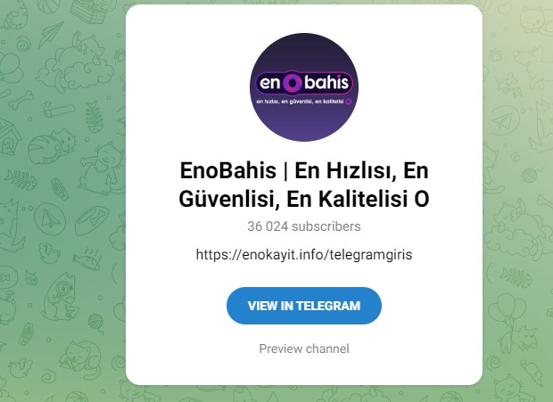 Enobahis Telegram